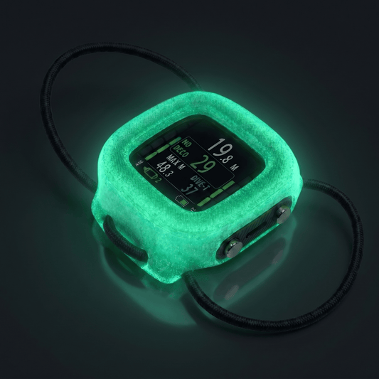 Hülle für Aqualung i330r Bungee – Leuchtende TPU-Hülle für den Aqualung i330R Tauchcomputer
