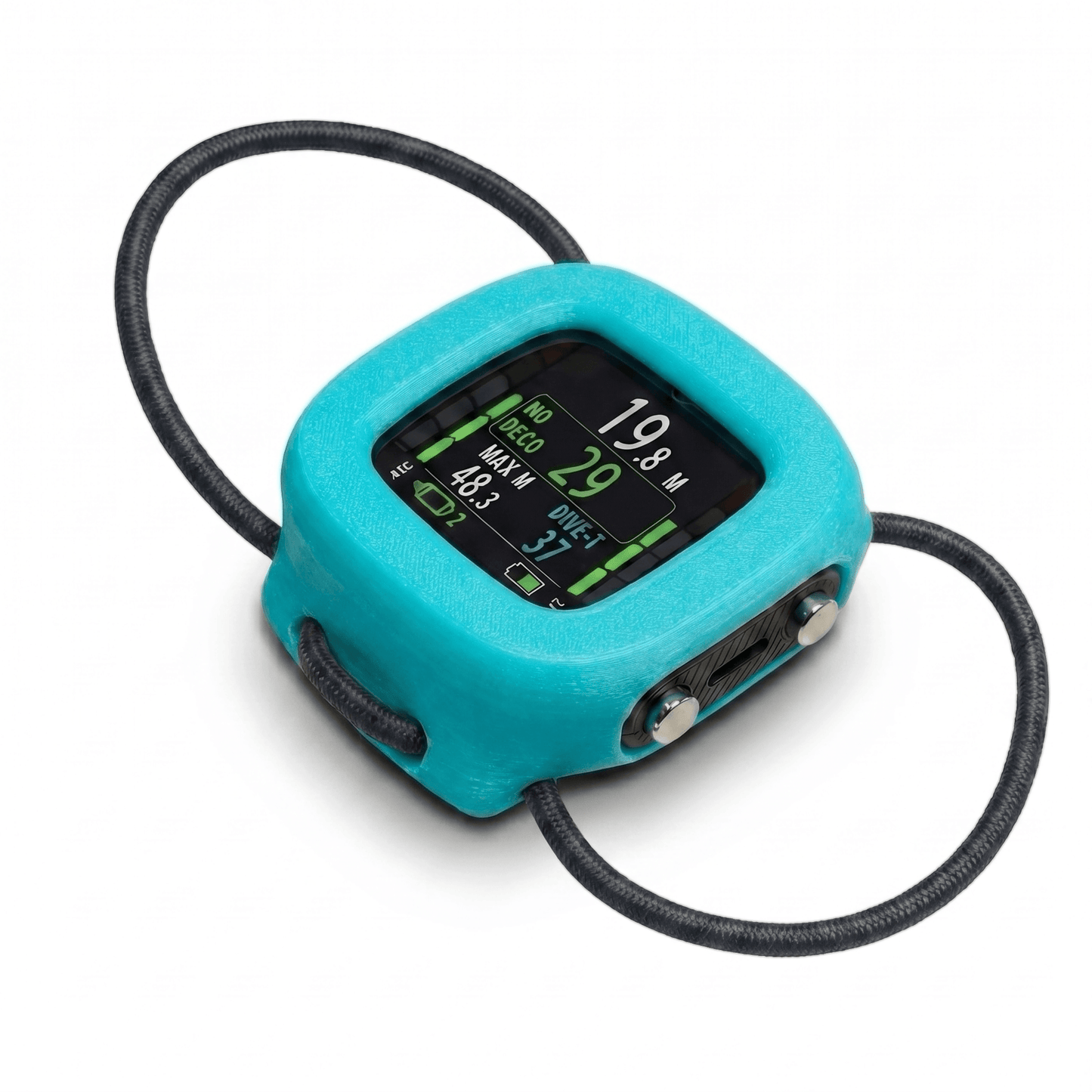 Hülle für Aqualung i330r Bungee – schützende TPU-Hülle für Tauchcomputer i330R, grün und flexibel.
