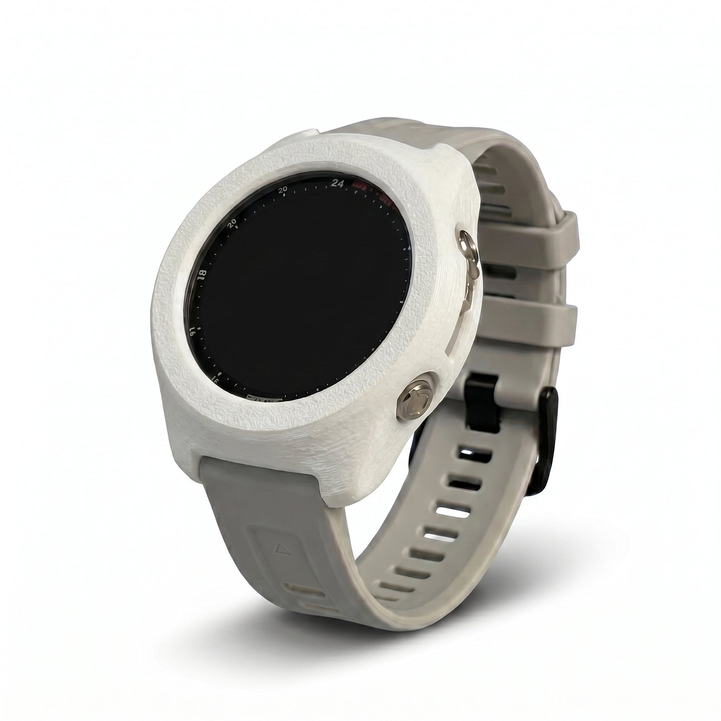 Hülle für Garmin Descent MK3i 43mm in Weiß - Schutzhülle für Tauchcomputer mit Smartwatch-Funktionen.