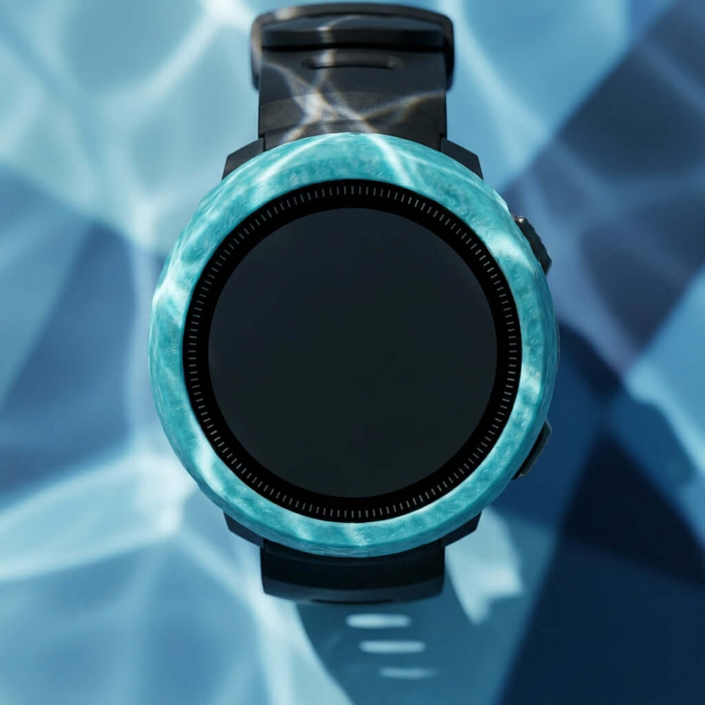 Schutzhülle für Suunto Ocean und Nautic S Band auf tauchfreundlichem Hintergrund