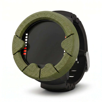 Hülle für Suunto Zoop Novo in grün, designed for optimal protection of the wrist dive computer.