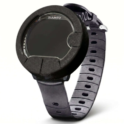Hülle für Suunto Zoop – Schutz für Tauchcomputer, stoßabsorbierende TPU-Hülle in Schwarz.