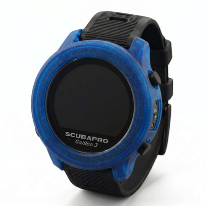 Hülle für Scubapro G3 – Schutzhülle für den Premium-Tauchcomputer Galileo 3 in Blau.