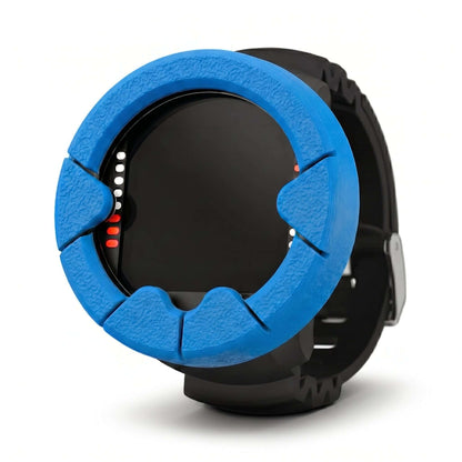 Hülle für Suunto Zoop Novo – blauer Schutz aus TPU für Tauchcomputer gegen Stöße und Kratzer.