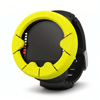 Hülle für Suunto Zoop Novo – gelbe schockabsorbierende TPU-Hülle für optimalen Schutz und Stil.