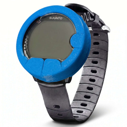Hülle für Suunto Zoop in Blau, schützende TPU-Hülle für den Tauchcomputer Suunto Zoop Novo.