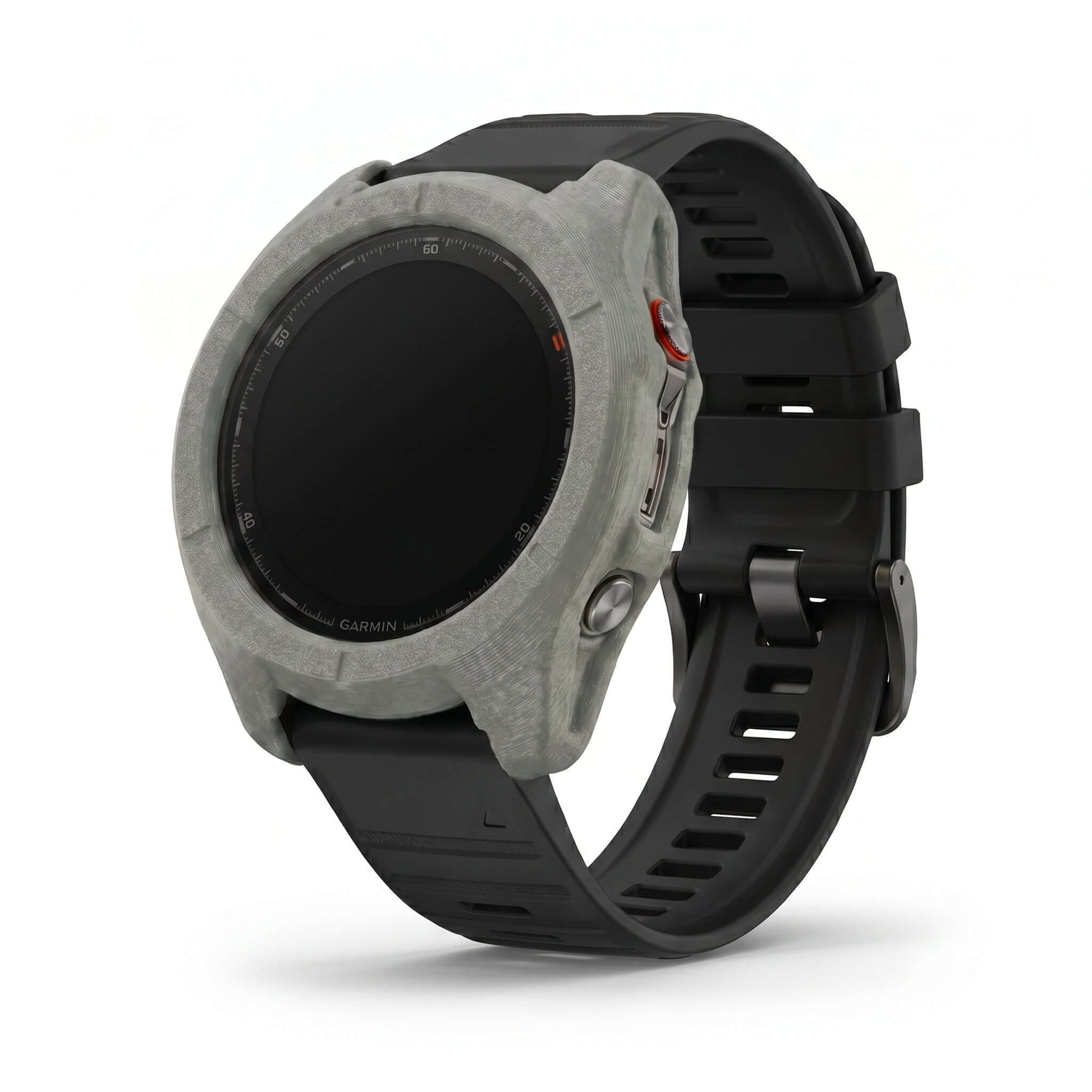 Hülle für Garmin Fenix 8 - 51mm, schützende TPU-Hülle für Smartwatch, grau, stoßdämpfend, optimaler Schutz.