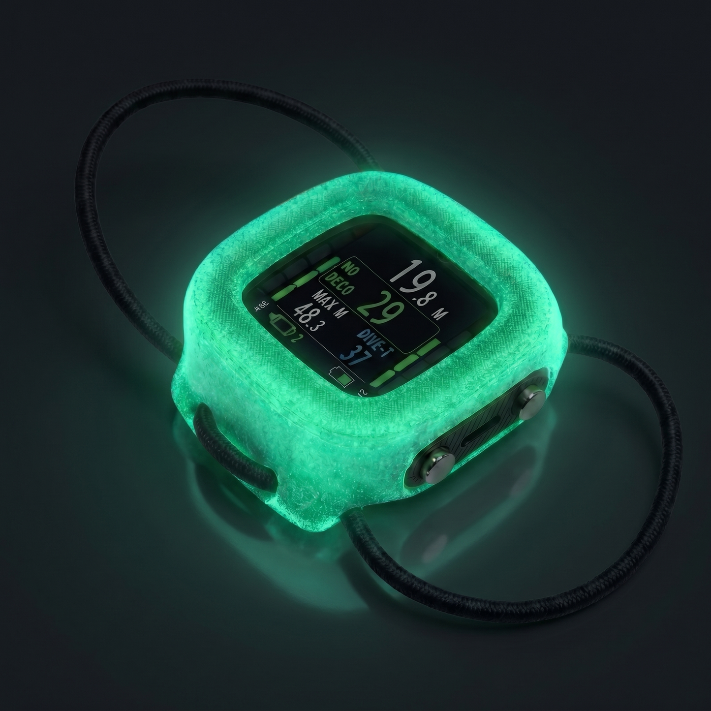 Hülle für Aqualung i330r Bungee – Leuchtende TPU-Hülle für den Aqualung i330R Tauchcomputer