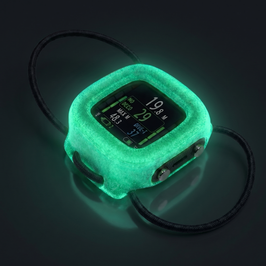 Hülle für Aqualung i330r Bungee – Leuchtende TPU-Hülle für den Aqualung i330R Tauchcomputer