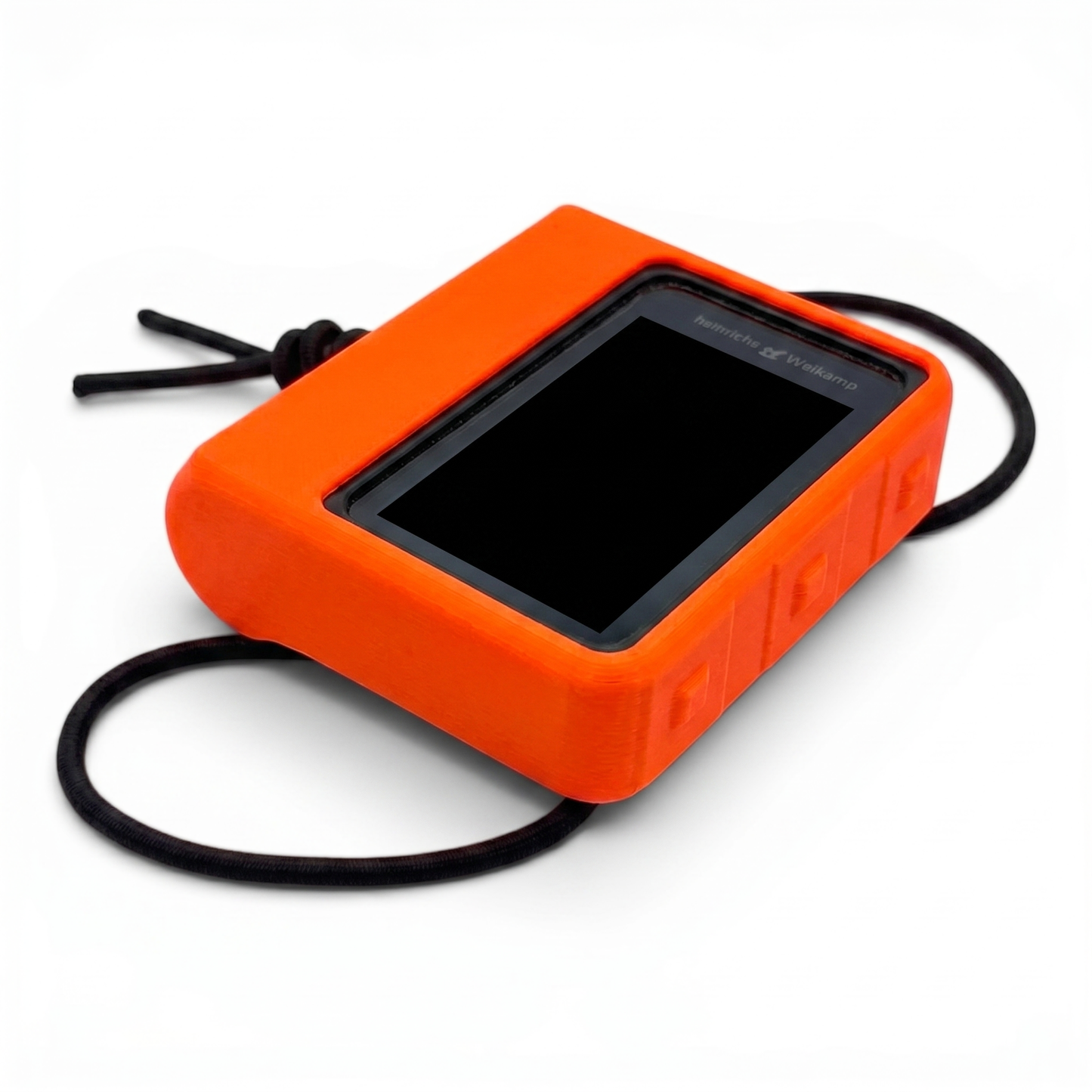 Hülle für OSTC4 in leuchtendem Orange für optimalen Schutz und Sicherheit beim Tauchen.
