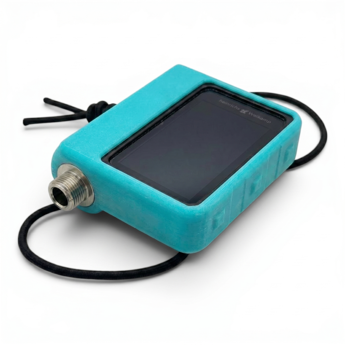 Hülle für OSTC4 in cyan, passgenauer Schutz für den OSTC4 Tauchcomputer von Heinrichs Weikamp.