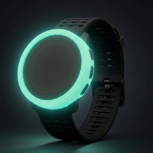 Hülle für Suunto 9 Peak Pro mit leuchtendem Design, ideal für Outdoor-Aktivitäten und Abenteuer.