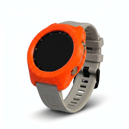 Hülle für Garmin Descent MK3i 43mm in leuchtendem Orange, idealer Schutz für Tauchcomputer.