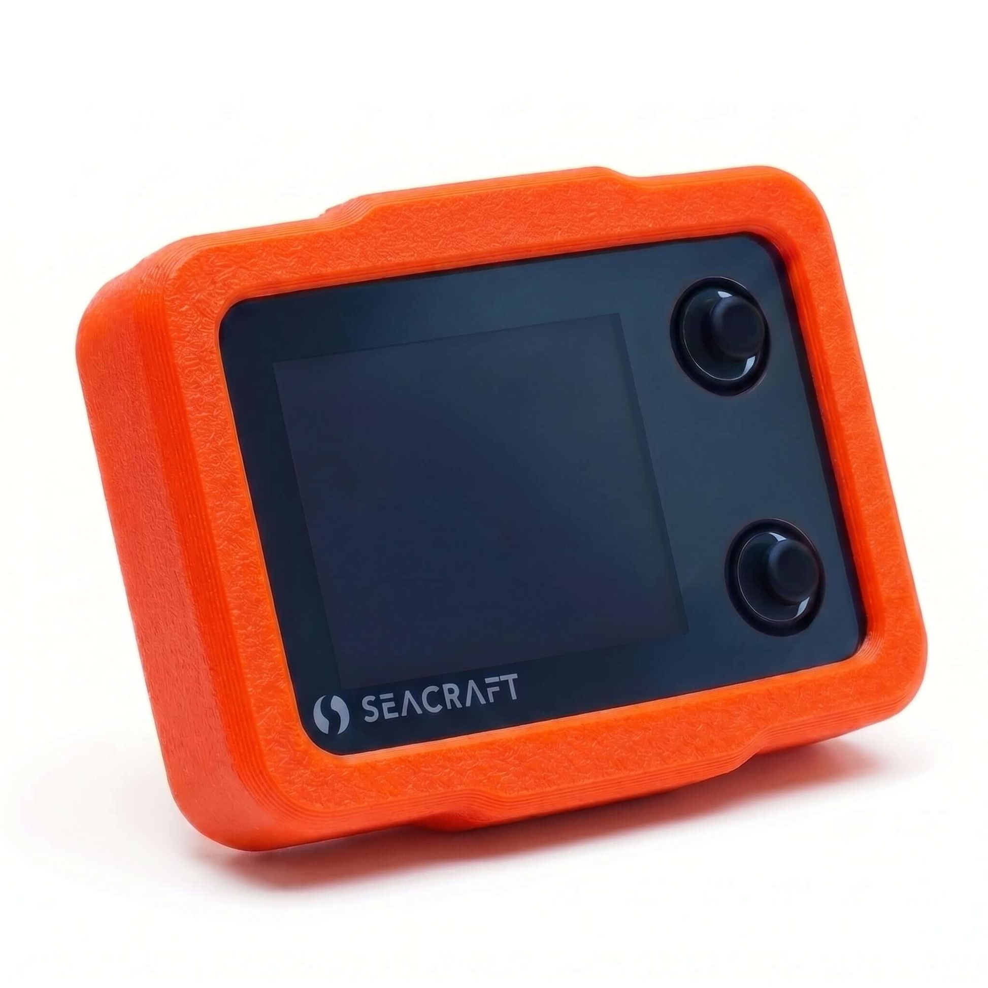 Schutzhülle für Seacraft ENC 3 in leuchtendem Orange, bietet Schutz für Unterwasser-Navigationscomputer.