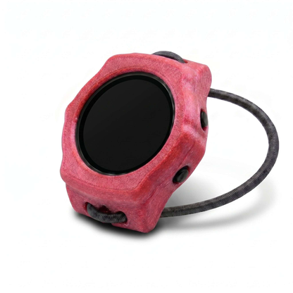 Hülle für Shearwater Teric Bungee Edition in rotem Design mit elastischem Bungee-Armband.