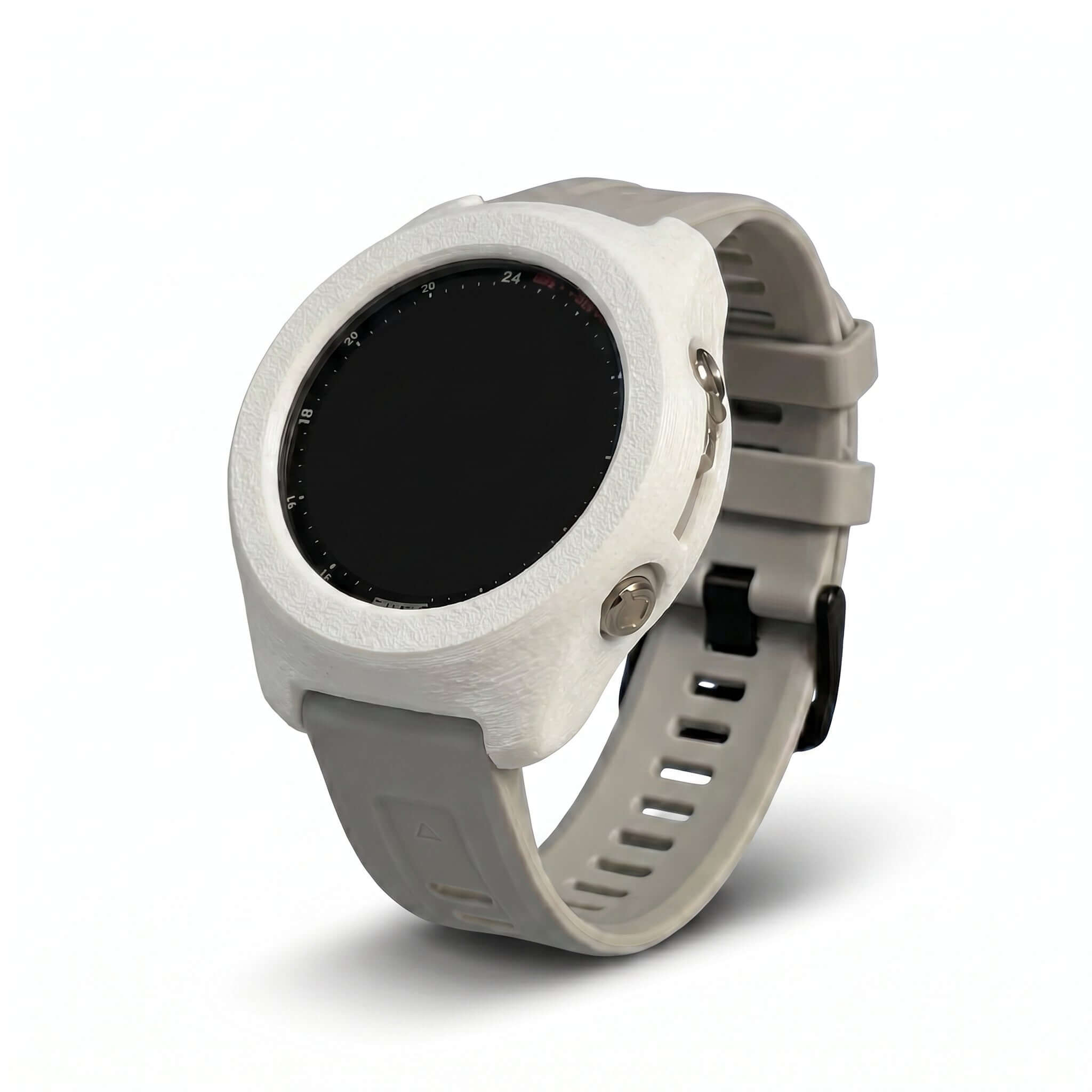 Hülle für Garmin Descent MK3i 43mm in Weiß - Schutzhülle für Tauchcomputer mit Smartwatch-Funktionen.